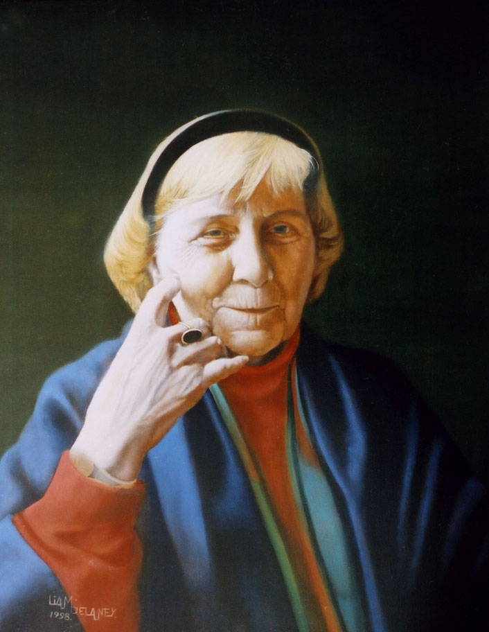 Portrait of Peggy Jordan by Liam Delaney